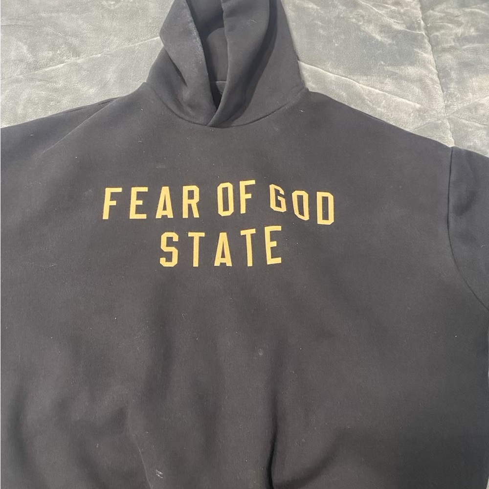 Fear of God State Black Hoodie